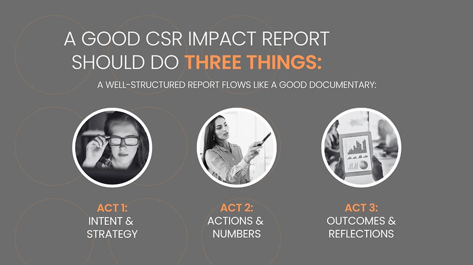 A Good CSR Report