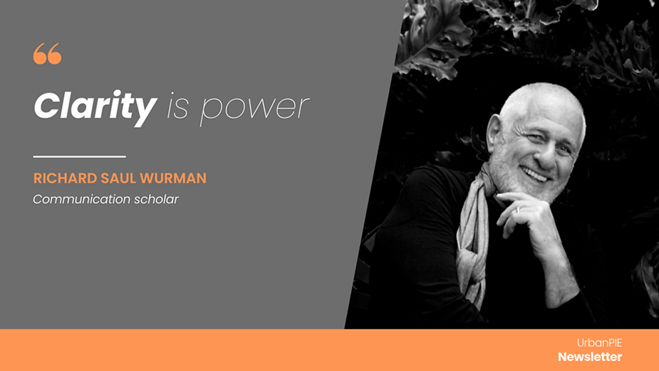 Richard saul quotes Clarity is power