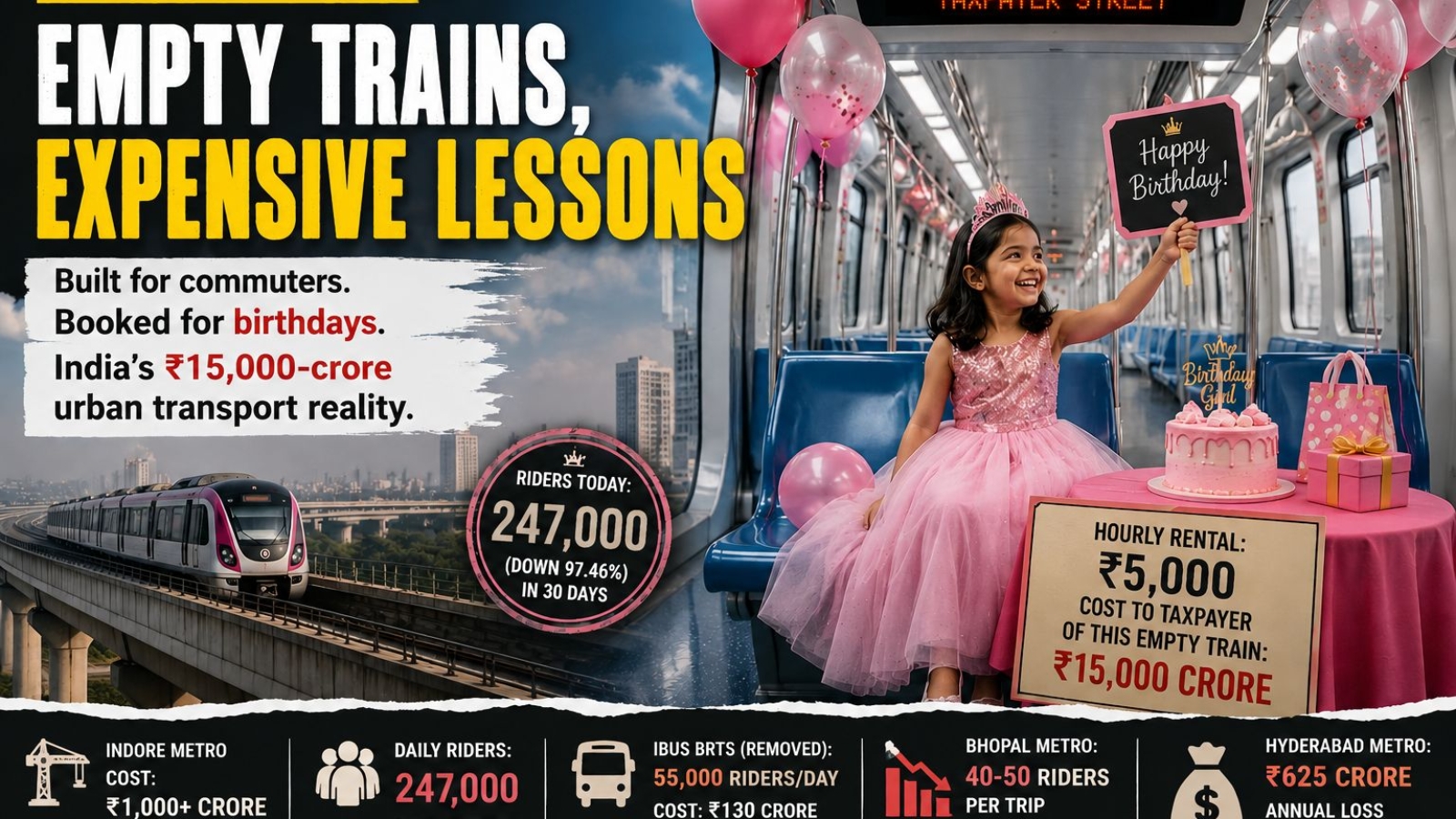 The ₹15,000-Crore Ghost Train